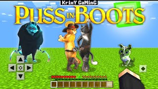 PUSS IN BOOTS MOD FOR MINECRAFT POCKET EDITION ( 1. 21+ ) | MINECRAFT MODS | 2024 !