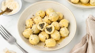 Cheesy Mushroom-Stuffed Gnocchi Recipe