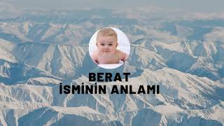 Berat isminin anlamı, Berat ne demektir, Berat ne anlama gelir?