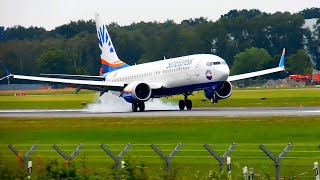 Impressive Landing: SunExpress Boeing in Action!🇩🇪🇩🇪 #subscribe  #aviation  #boeing737