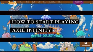 Quick Step-by-Step Tutorial to Get Started Playing Axie Infinity! {English}