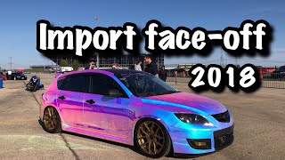 Import face-off 2018