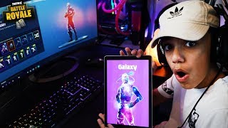 *OMG* I Finally Got The NEW Fortnite Galaxy Skin! (INSANE)