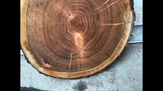 Woodmaster Planer 725 video. Walnut and Cherry rounds