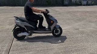 Lot 48 - LR23 GVK X-tra 2000 dual battery electric moped, colour: grey, 50cc