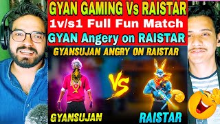 GyanSujan Angry on Raistar 1 vs 1 Clash Squad || Reaction Video || GOPAL Vlogs & Gaming | @RaiStar