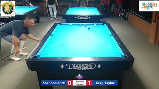 Shannon Fitch vs Greg Taylor - Smokin' Cue 30th Anniversary 9 Ball Tournament - 2nd Round - 6/22/24