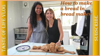 How to make a bread in bread maker, Baking a Bread in Bread Machine