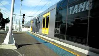 Cityrail Tangara T set T6 departs Sutherland