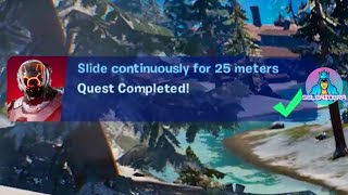 Slide Continuously for 25 Meters (1) | Fortnite Week 3 Season Quests