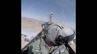 An A10 Warthog cockpit video with a gun run at the end. #shorts #military #airforce