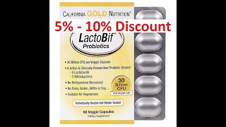 Discount - California Gold Nutrition, LactoBif Probiotics, 30 Billion CFU, 60 Veggie Capsules Review