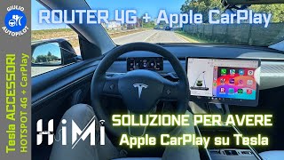 evHiMi - Apple CarPlay su TESLA Model 3/Y e HOTSPOT WI-FI 4G