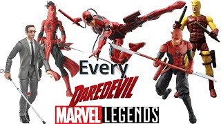 Every Marvel Legends Daredevil Toybiz & hasbro Comparison List Vintage Spider-man Armored Unlimited