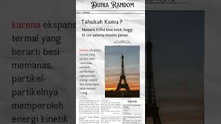 Menara Eiffel bisa lebih tinggi 15 cm selama musim panas