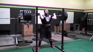 Paused Front Squat 365x2