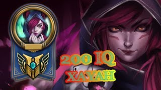 XAYAH 200 IQ - XAYAH MONTAGE| Watching League of Legends