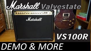 Marshall Valvestate VS100R Demo & More