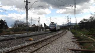 (HD)Train spotting at Afidnes