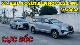 ✅ Liên tục cháy hàng| Đại lý xả kho Toyota Innova 2.0 E MT 2022 Giảm cực mạnh| Đủ màu giao