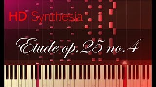 (HD)Etude op.25 no.4 | Frédéric Chopin