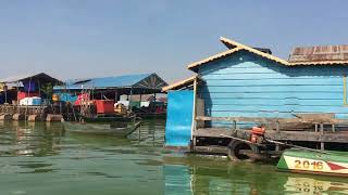 One Minute Tours: Tonle Sap Lake, Cambodia. Floating Village