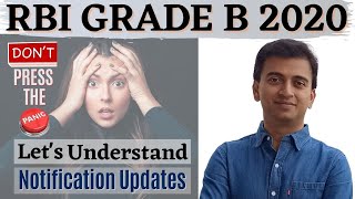 RBI GRADE B FY 2020-21 Official Notification Highlights