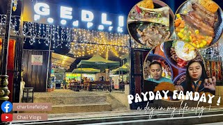 GEDLI FOOD PARK IN STA ROSA LAGUNA ! PAYDAY FAMDAY ❤️❤️ HEHEHE #adailyvlog  #beginners