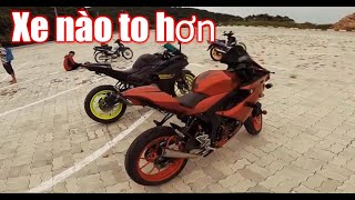 Yamaha R3 Dỗi Hờn Đọ Dáng Cùng Quỷ Đỏ GSX R150 | XUBIKER