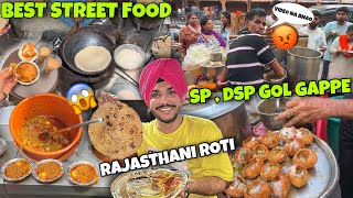 Viral Dancing Gol Gappe SP DSP 😱 Jaipur Famous kachori , Gulab Ji Chai Wale