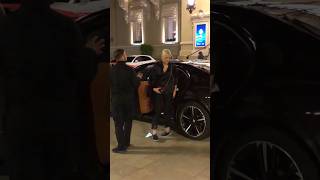 Rich blonde lady getting out her Bentley at Casino #billionaire #monaco #luxury #trending #lifestyle