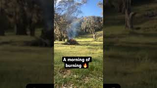 A good morning of burning