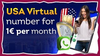 Explore the value of a USA virtual phone number as low as €1/month or for FREE!