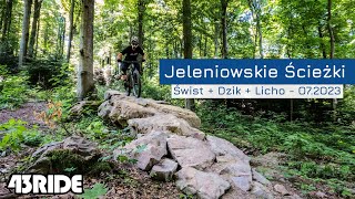 Jeleniowskie Ścieżki - Świst + Dzik + Licho na ebike'u - 07.2023