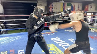 SPARRING AT THE BOXING GYM!!!