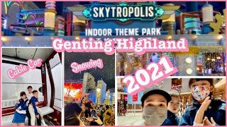 [4K] GENTING HIGHLAND 2021 INDOOR THEME PARK/SNOWING IN GENTING/GENTING SKYWAY CABLE CAR/YAYA TRAVEL