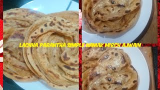 Instant|PunjabiStyle Desi Ghee Lachha Parantha Simple Namak Mirch Ajwain|😋Punjabi Kitchen Recipe