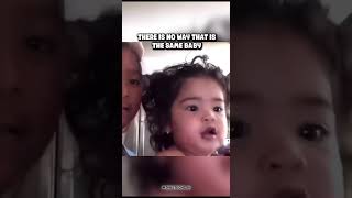 no way it’s the same baby 😳 #funny #humor #meme #viral #viralvideo #clip