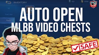 MOBILE LEGENDS: BP TRICK - Auto Open Video Chests (Tinker Method)