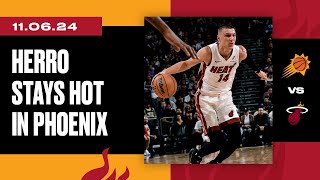 Tyler Herro 28 PTS 6 AST Haywood Highsmith 19 PTS 7 REB | Miami HEAT vs. Phoenix Suns | Nov. 6, 2024