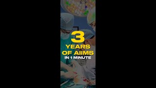 My 3 Years Of AIIMS in 1 Minute! 🤩 Real-Life Doctor Motivation To Crack NEET/AIIMS 🔥 #shorts