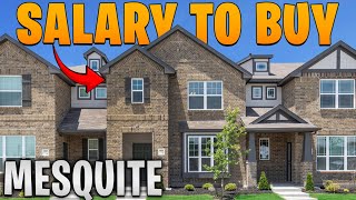 Salary Needed to buy a home in Mesquite Texas | Moving to Mesquite TX