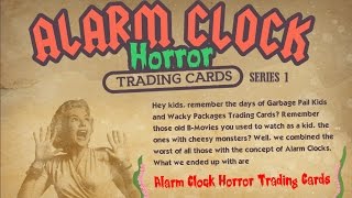 OnlineClock.net's Alarm Clock Horror Trading Cards (Series 1)