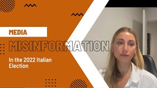 Media and Misinformation in Italy 2022