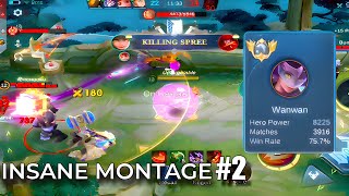 Wanwan INSANE MONTAGE #2 | MLBB #mlbb #gusion #scrennysgaming