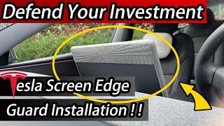 Protect Tesla Screen Edge From Scratches, Dings, and Other External Damage to Avoid a Costly Repair