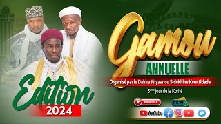 GAMOU ANNUEL Organisé par le DAHIRA FITYAANOU SIDEKHINE KEUR NGADA 3ème jour Après la Korité