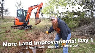 Land Improvements!! GP Excavator Day 1