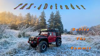 Traxxas TRX-4 Defender - A Frosty Drive Up Dumgoyne Hill