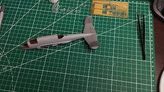 1:72 IBG Models PZL 37b część 4 [kadłub i stateczniki tylne]